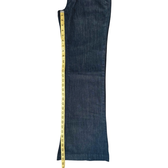 Old Navy Y2K Preppy Bootcut Dark Wash Jeans Sz 2 Low Rise - Picture 5 of 8